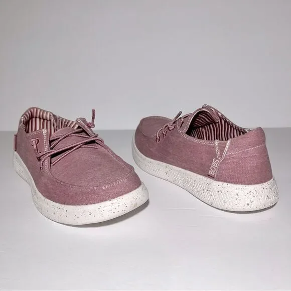 Skechers BOBS Summer Life Canvas Skipper Boat Shoes - Picture 3 of 7